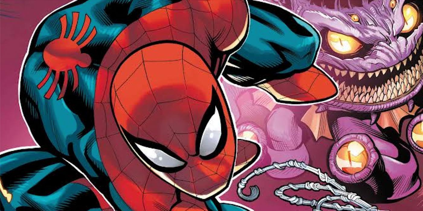 Spider-Man''s close up during Dark Web