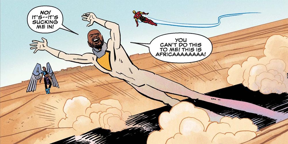 Shuri and Iron Man defeat Magnum in Marvel's Black Panther Comics