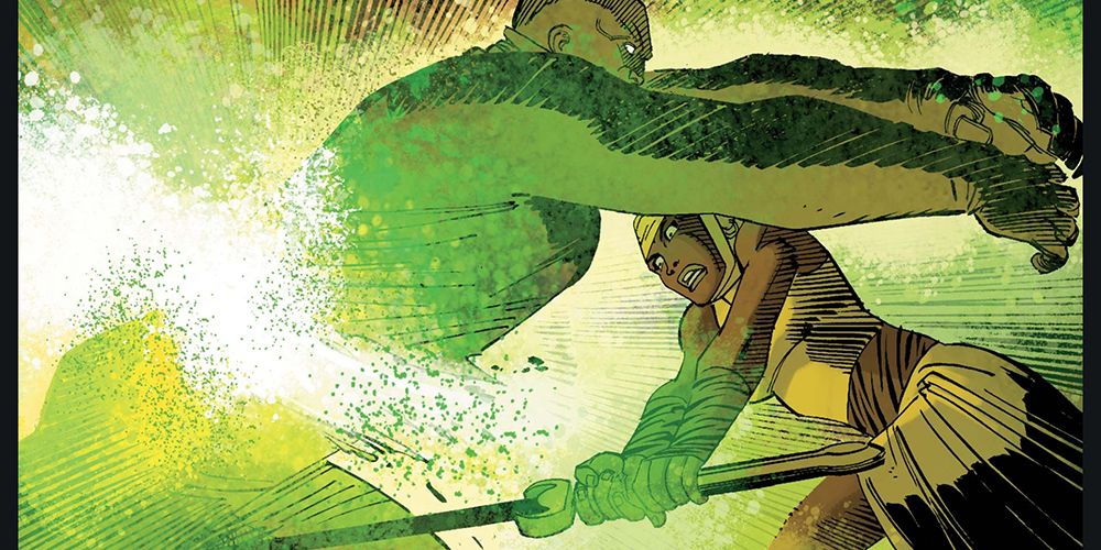 Shuri kills radioactive man with the ebony blade in Marvel's Black Panther Comics