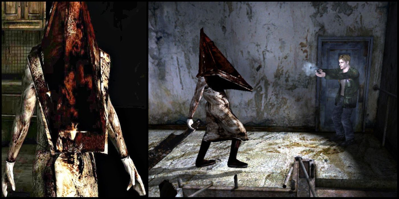 Pyramid Head from Silent Hill 2.
