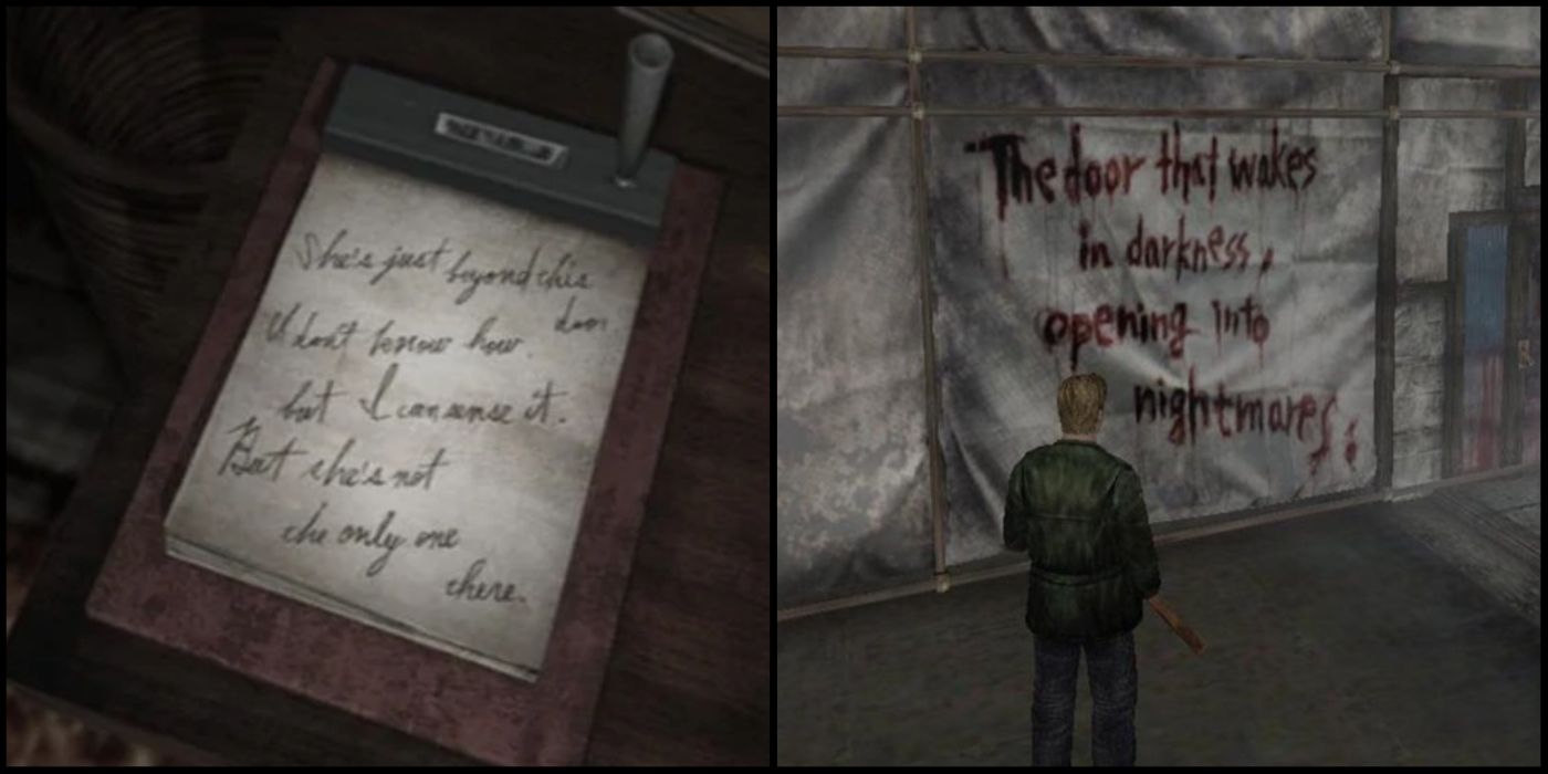 Messages in Silent Hill.