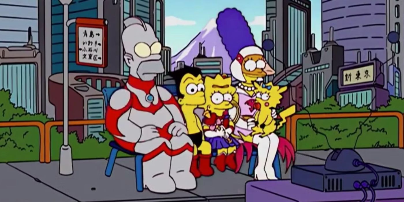 10 Best Anime References In The Simpsons