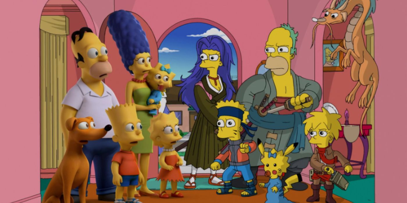 10 Best Anime References In The Simpsons