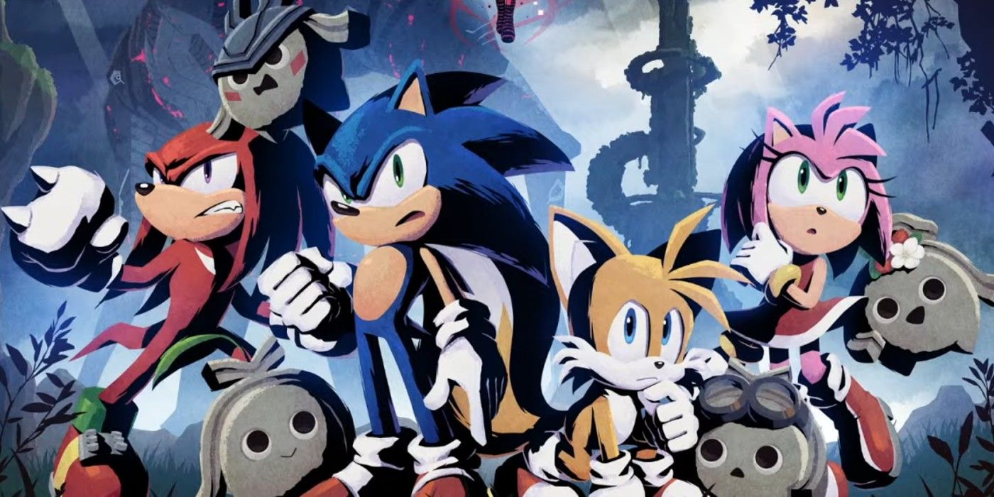 Sonic Fronters official art of all characters