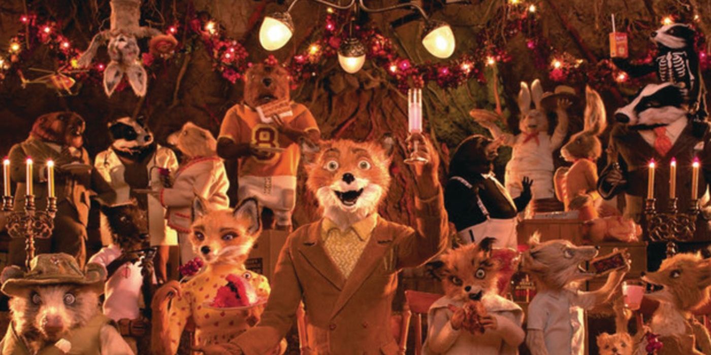 Mr. Fox hosts Thanksgiving in Fantastic Mr. Fox