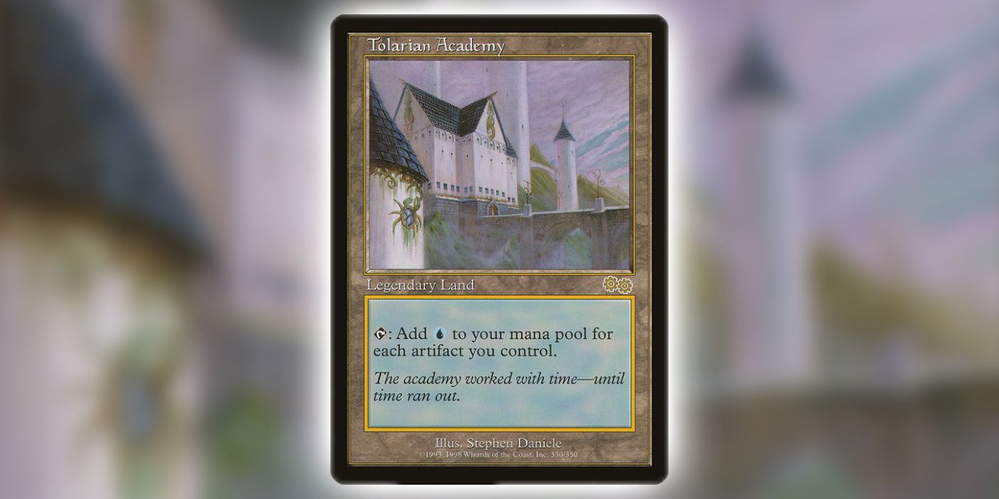 The magic the gathering card Tolarian Academy