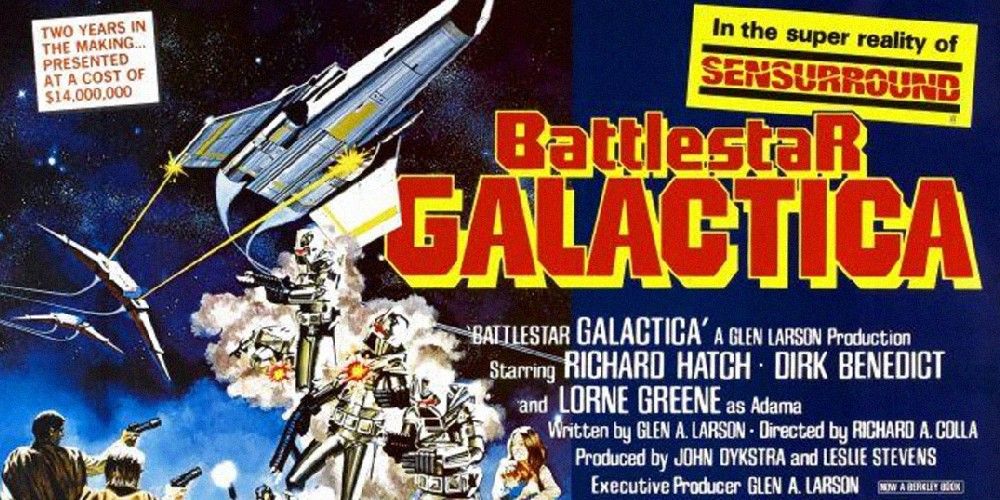 The poster for Battlestar Galactica (1978)