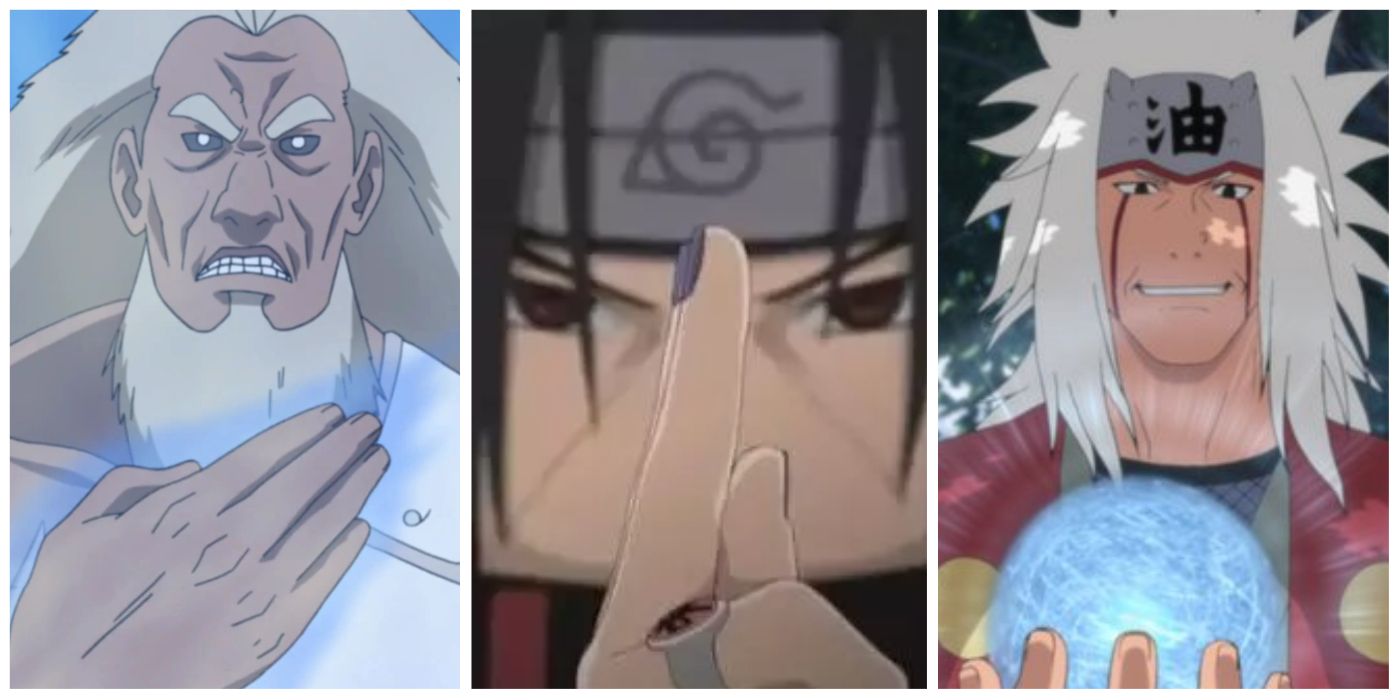 Third Raikage Itachi And Jiraiya, One Hand Jutsu Featured Image