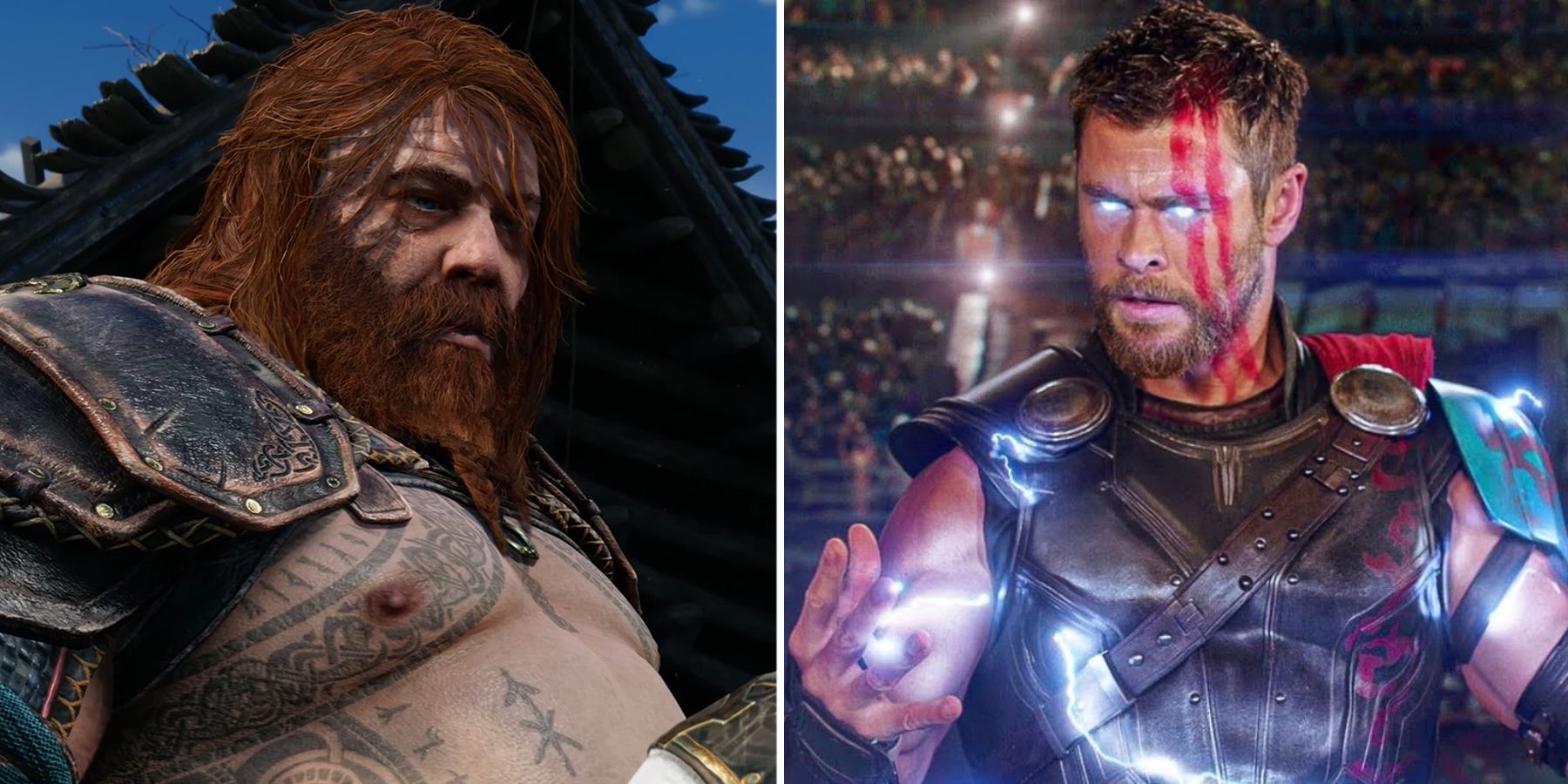 How God of War's Thor & Loki Differ From Their Marvel Counterparts