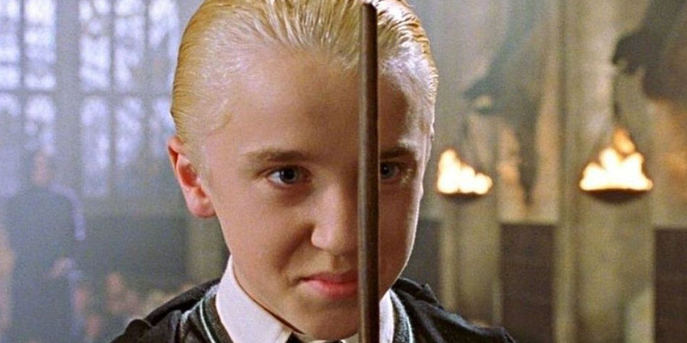 Tom Felton como Draco Malfoy em Harry Potter 