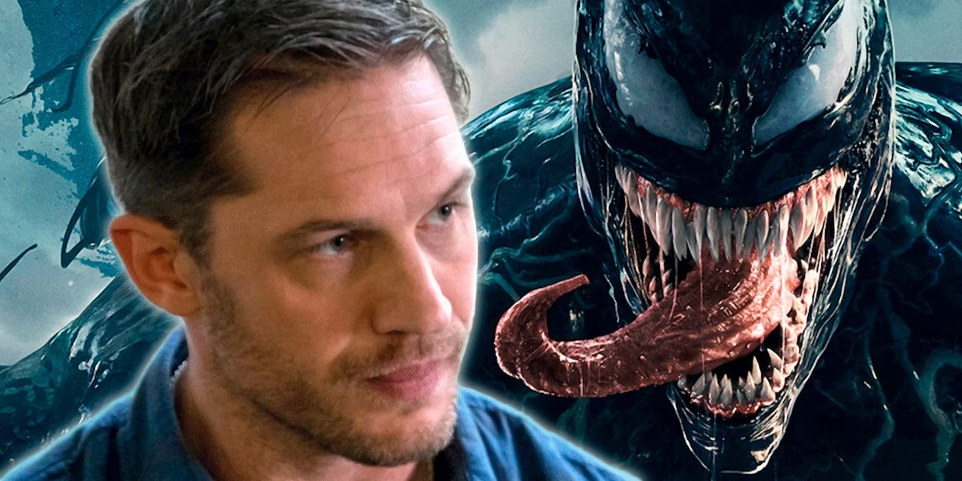 Split: Tom Hardy as Eddie Brock; Venom