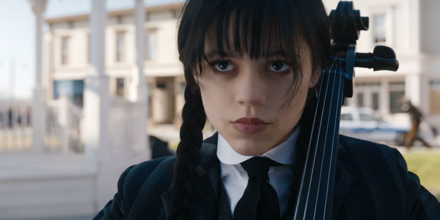 Quarta-feira-Addams-Jenna-Ortega-Violoncelo-Episódio-3