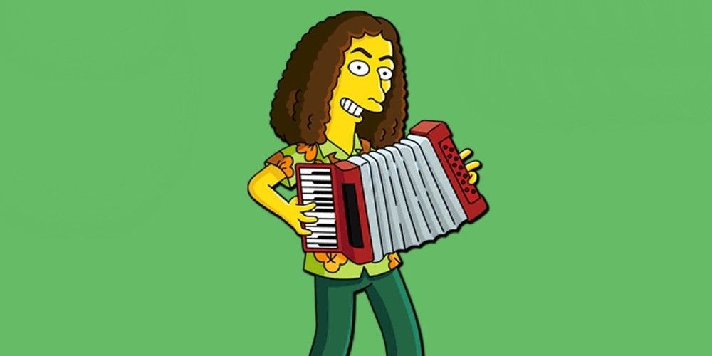 Weird Al in The Simpsons