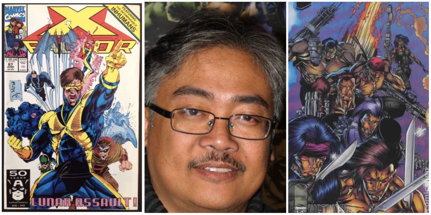 Whilce Portacio (center) was an artist for X-Factor (left) before creating Wetworks (right) for Image Comics