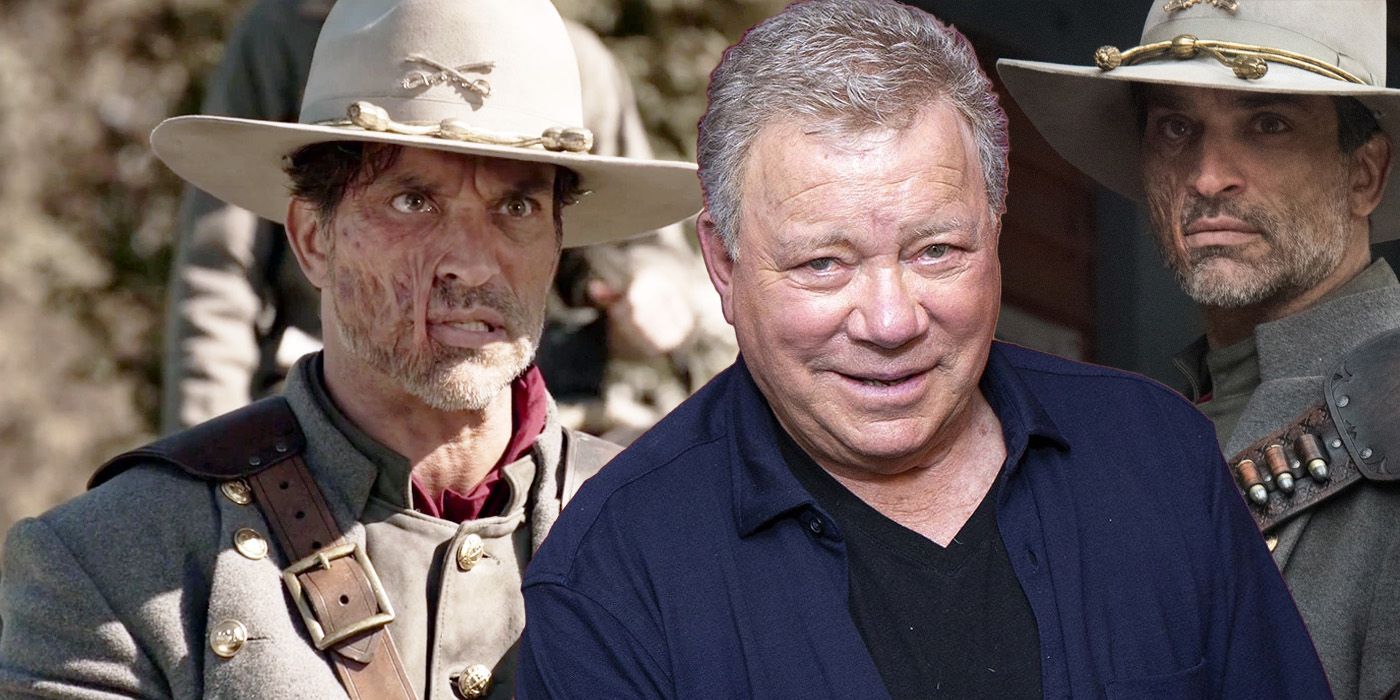 William Shatner with Legends of Tomorrow's Jonah Hex
