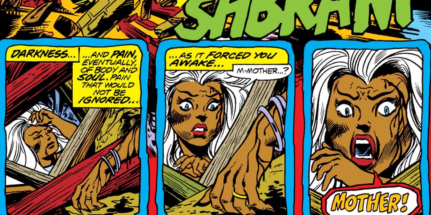 The X-Men's Storm's Suffers From Claustrophobia