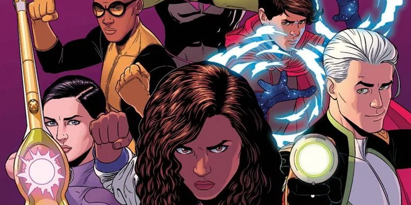 Young Avengers Kate Bishop America Chavez Noah-War Prodigy Billy Maximoff Wiccan