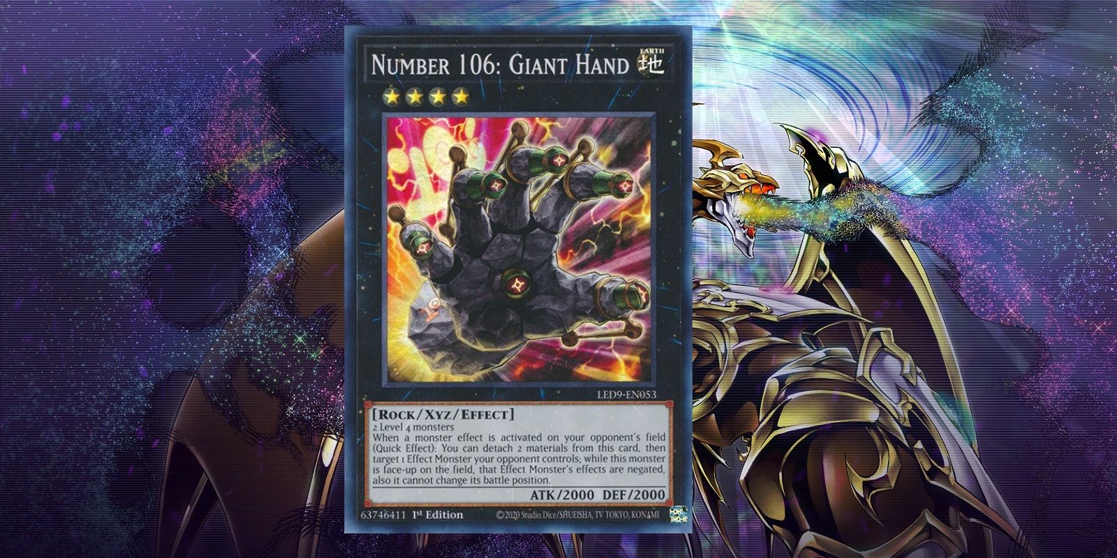 Yu-Gi-Oh! Number 106 Giant Hand Card