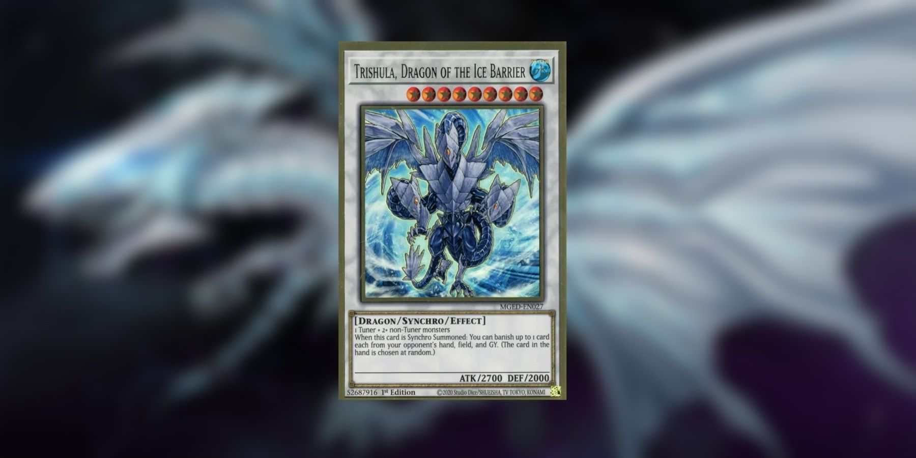 Yu-Gi-Oh! Trishula, Dragon of the Ice Barrier card
