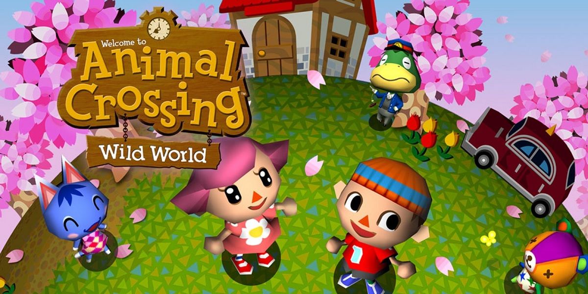 Official art for Animal Crossing: Wild World