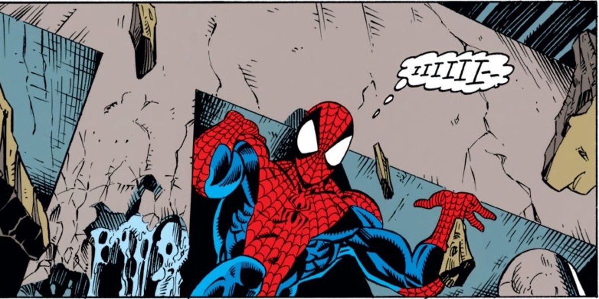 Spider-Man survives a collapsed Penn Station in Marvel Comics