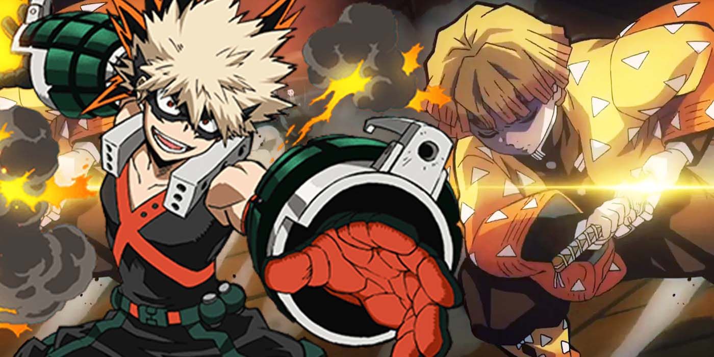 Mhas Katsuki Bakugo Vs Demon Slayers Zenitsu Whos The Better Shonen Sidekick Trendradars