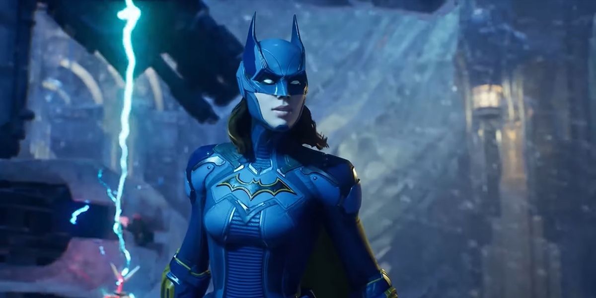 Batgirl in her Eternal suit during the Mr. Freeze mission in Gotham Knights