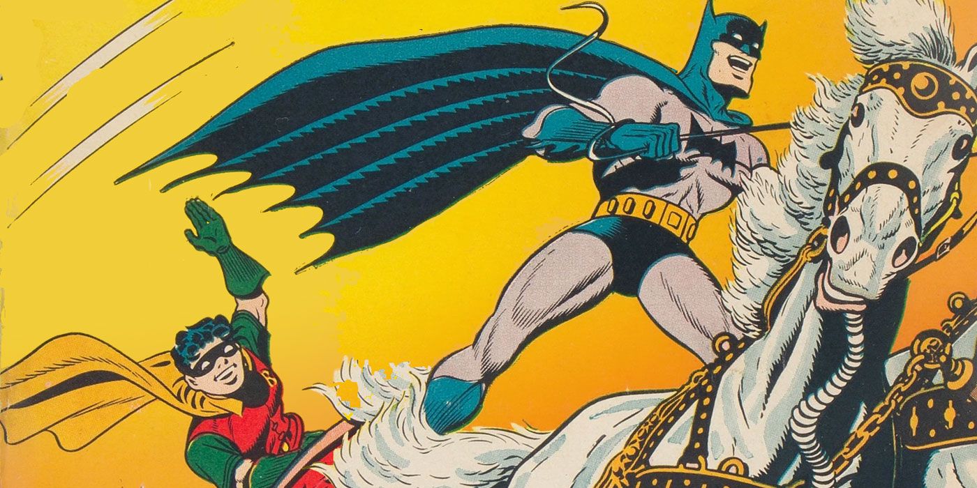 Batman and Robin obviously love riding a Roman chariot in DC Comics