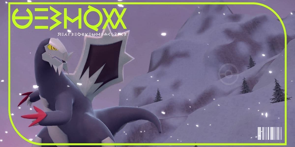 Baxcalibur's Pokedex entry in Pokémon Scarlet & Violet.