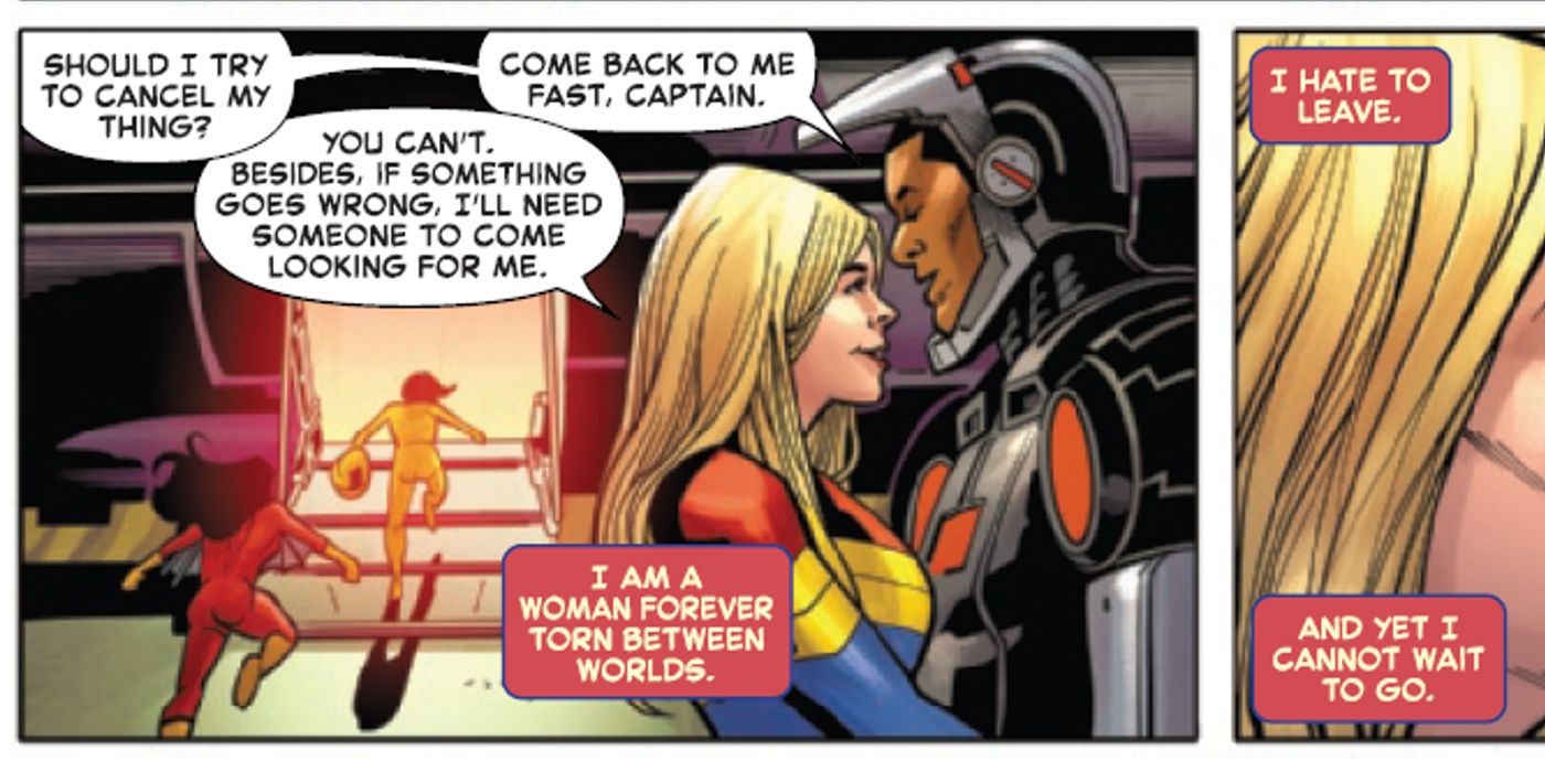 Captain Marvel's Love Life Took a Dangerous Turn - Gamerstail