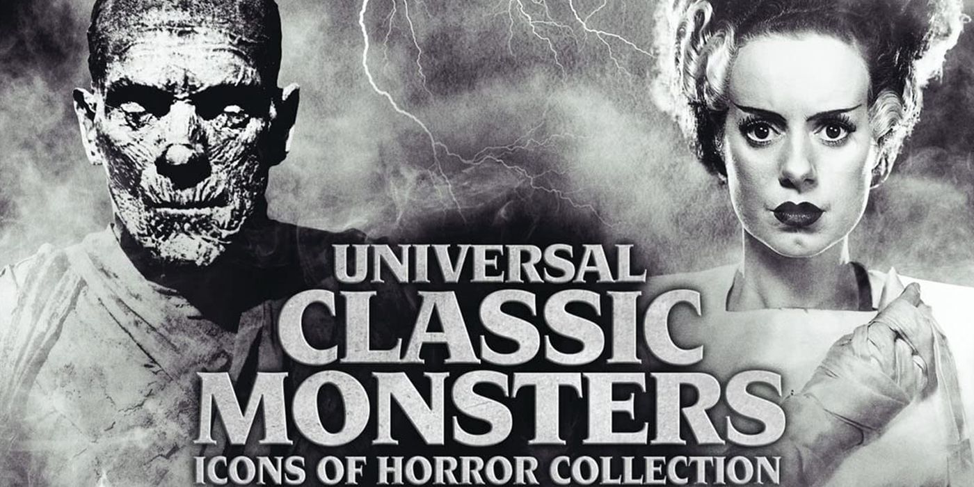 Cover to Universal Classic Monsters Icons of Horror Collection 4K UHD release