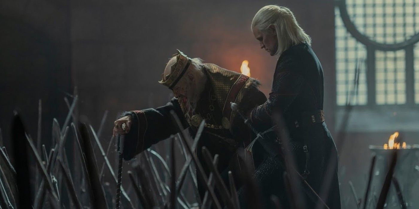 Daemon helps his brother, Viserys, to the Iron Throne in House of the Dragon.