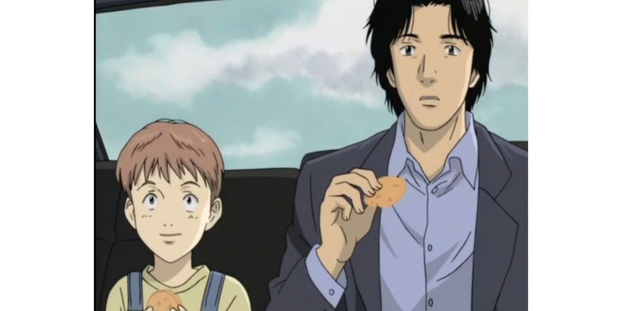 Tenma (left) and Dieter (right) from the anime Monster. 