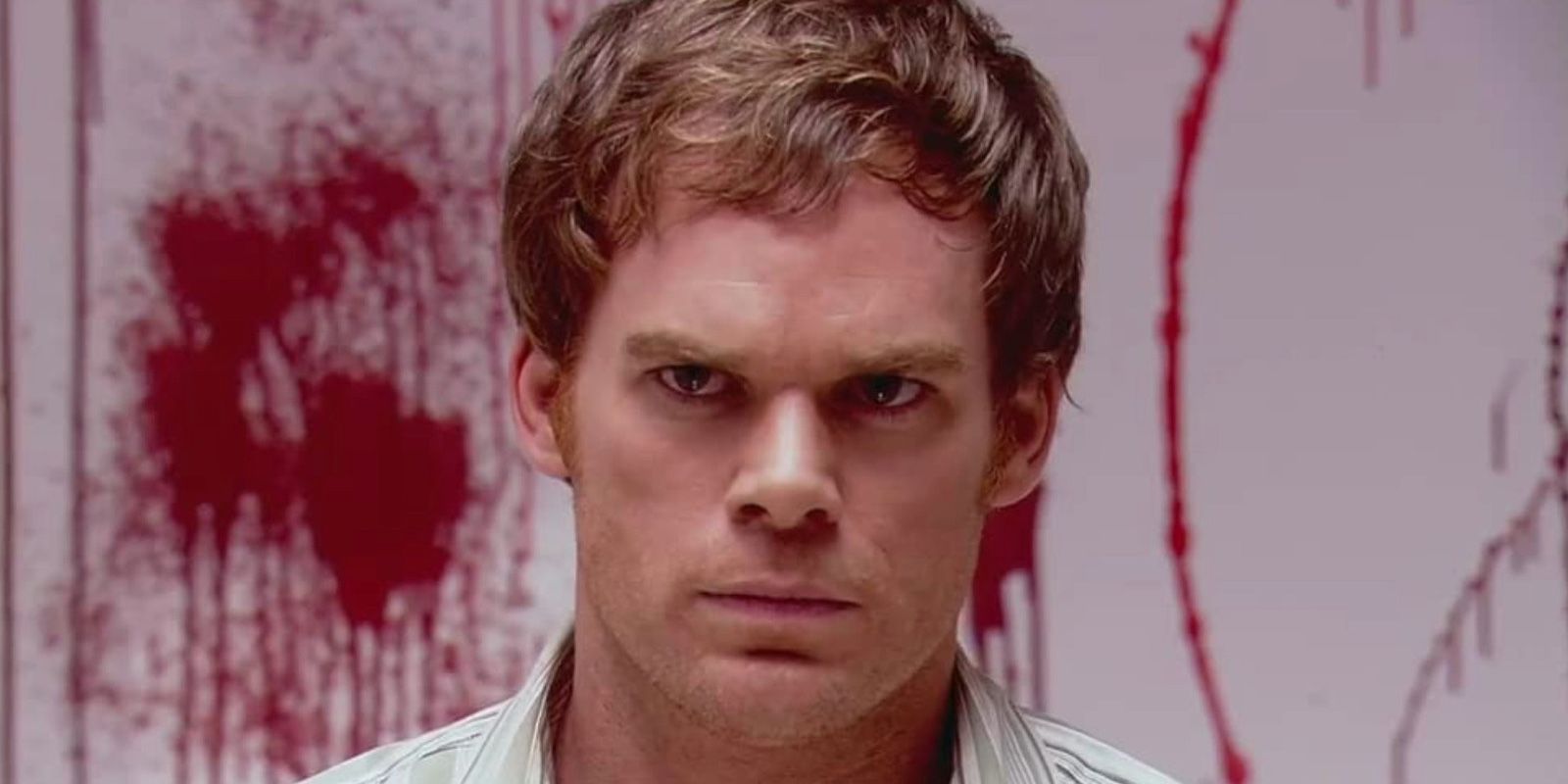 Dexter Morgan in a bloody room in Dexter