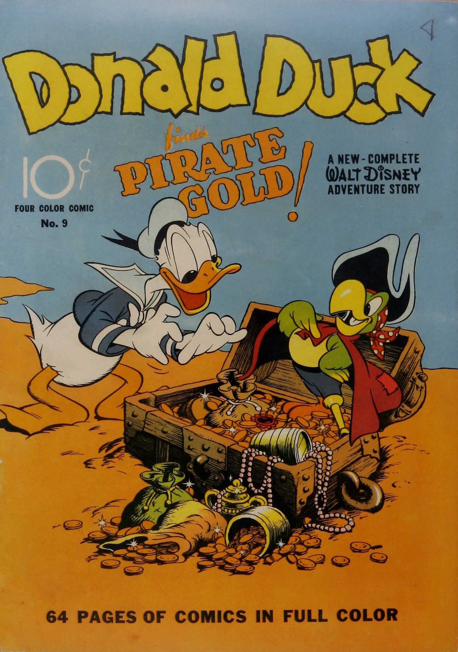 Donald Duck discover pirate gold!