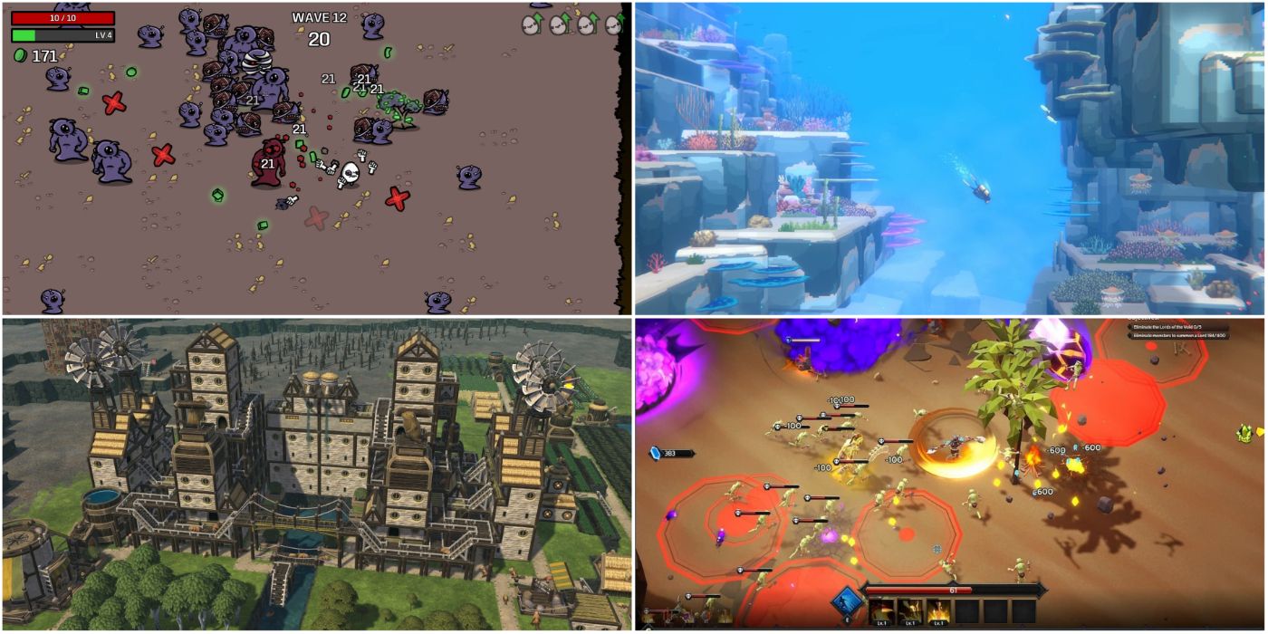 A collage of games in Steam Early Access