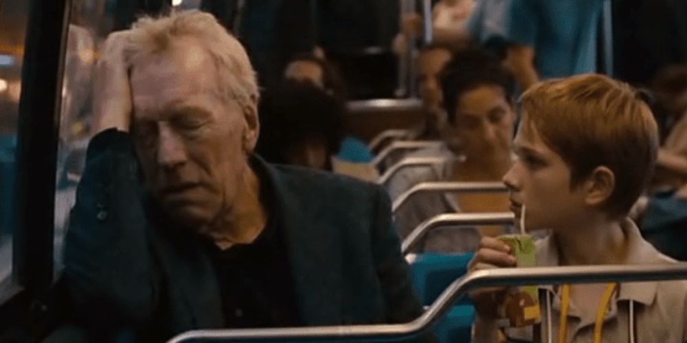 Max von Sydow sits with Thomas Horn in Extremely Loud & Incredibly Close