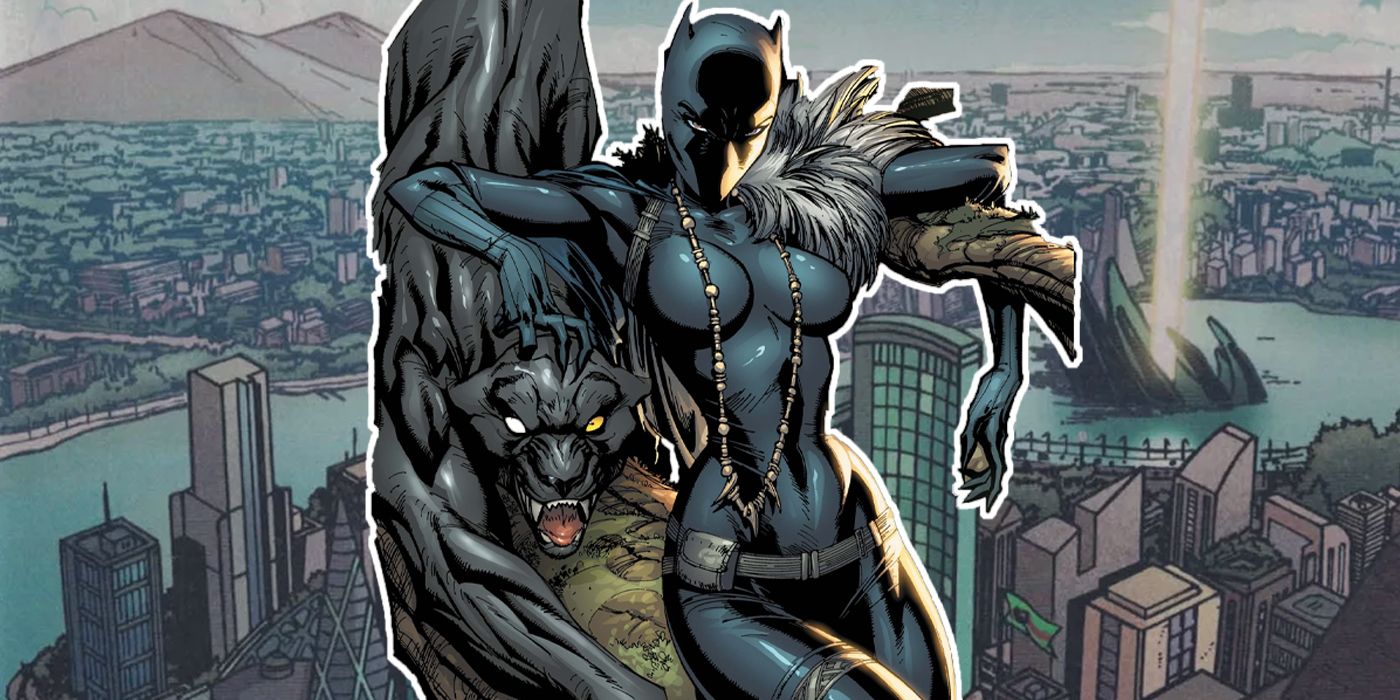 Shuri as Black panther in Wakanda Marvel Comics
