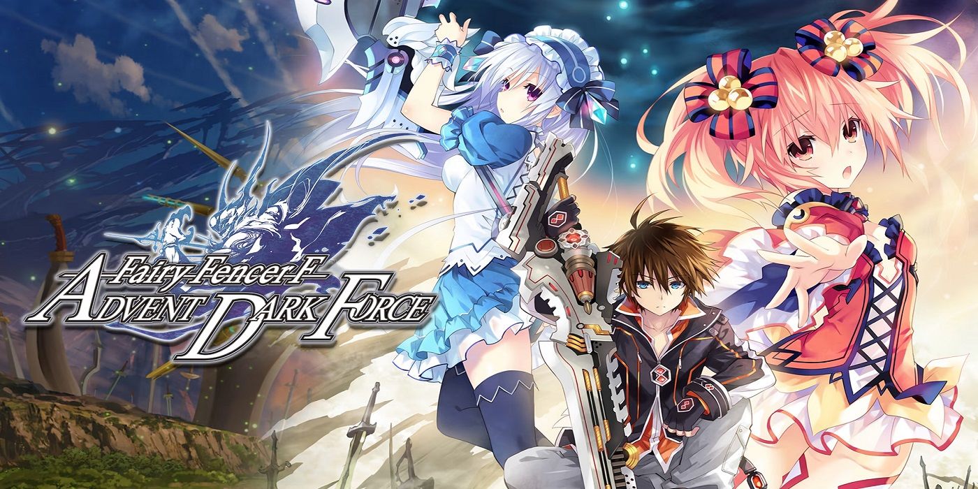 The cover for Fairy Fencer F Advent Dark Force