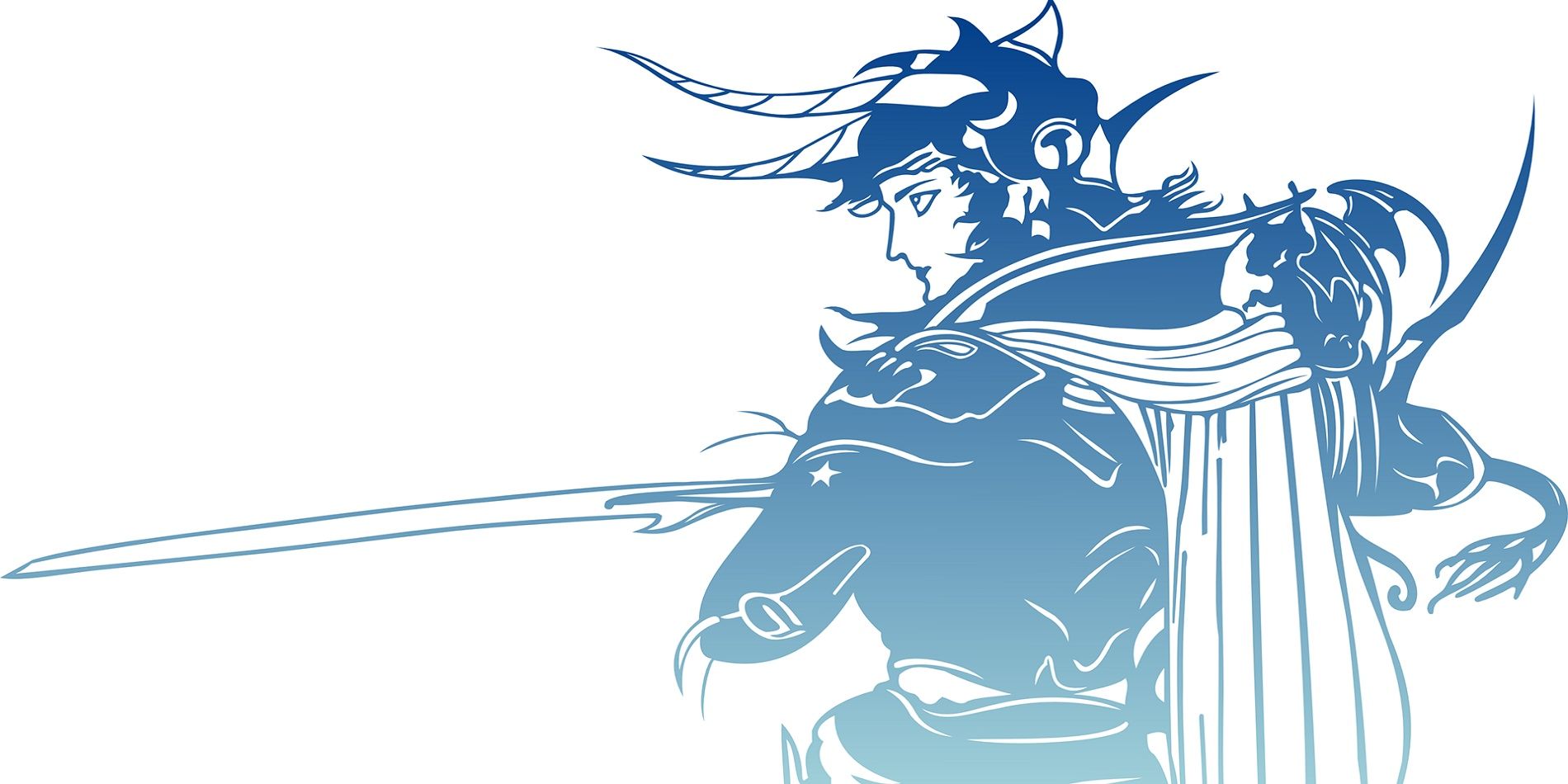 A swordswoman from the original Final Fantasy cover art