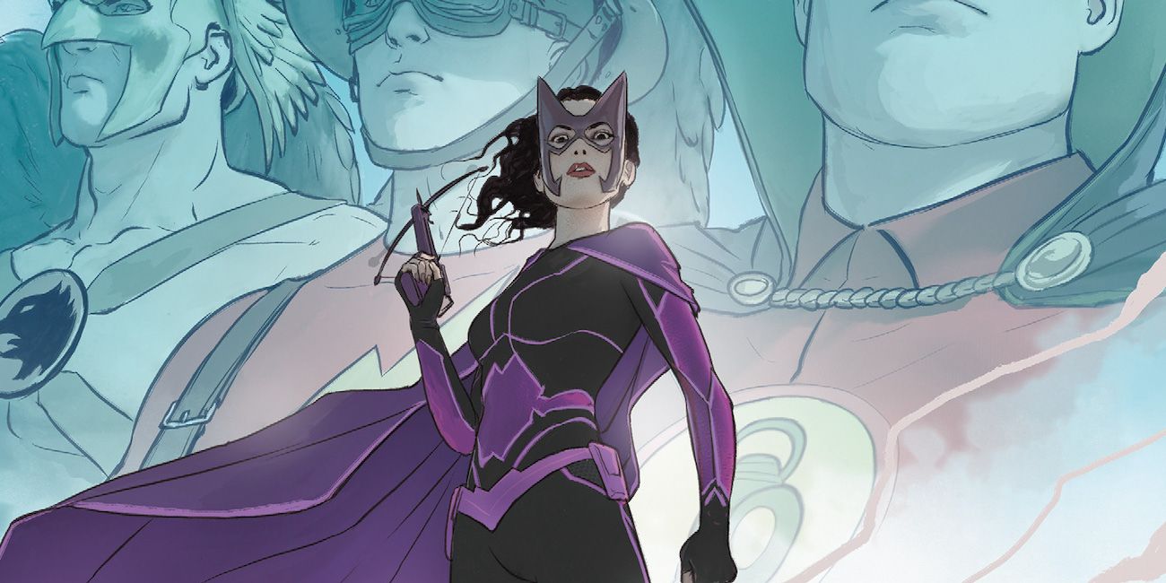 Huntress on Justice Society of America Cover