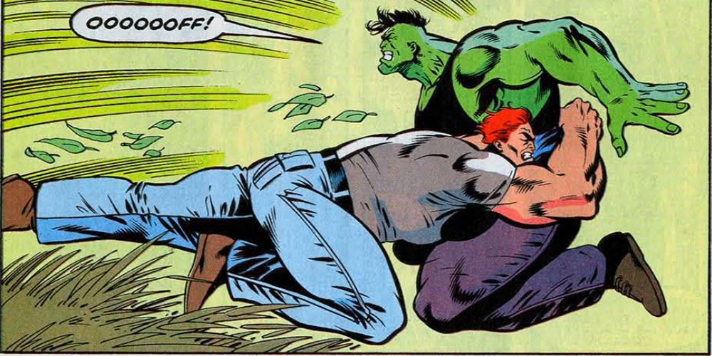 Juggernaut Tackles Hulk