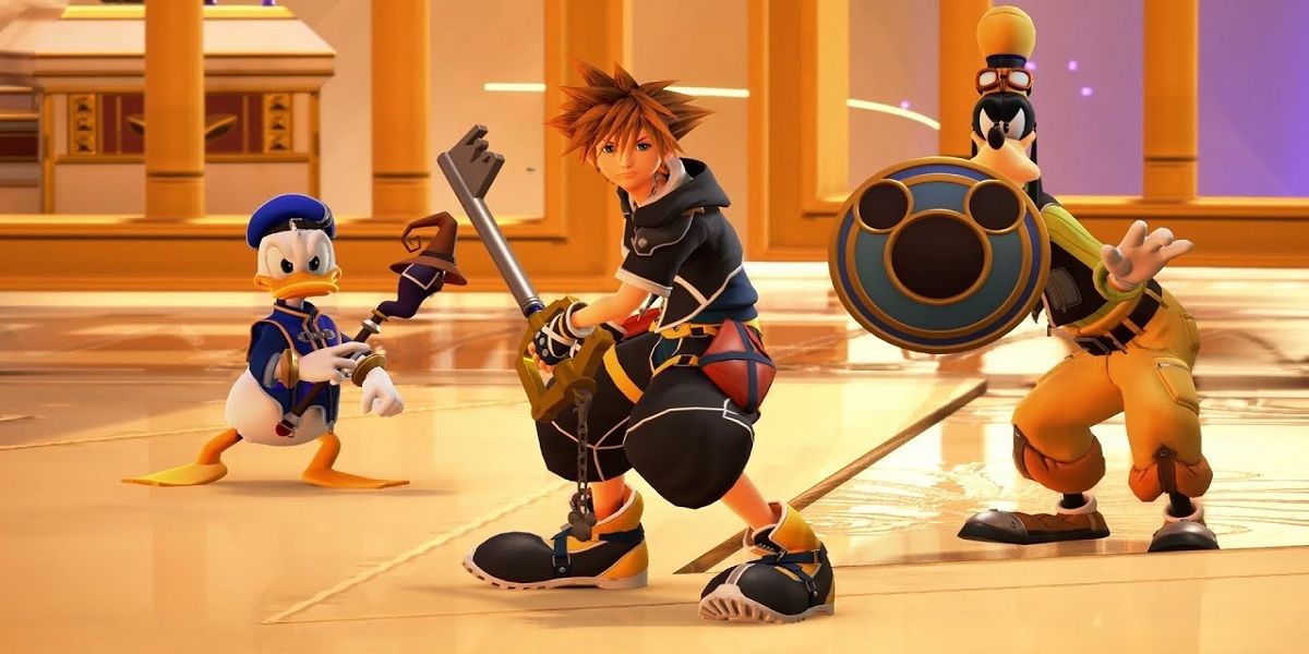 Paperino, Sora e Pippo di Kingdom Hearts 3