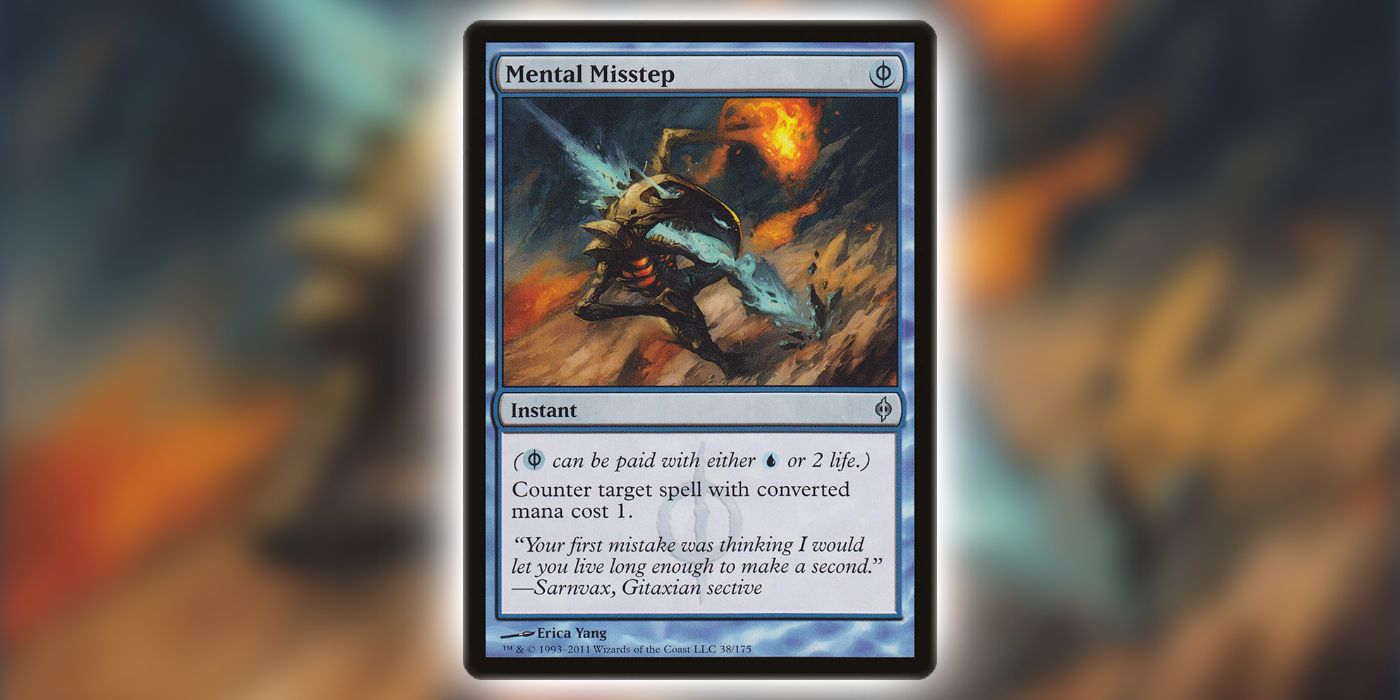 the card mental misstep in magic the gathering
