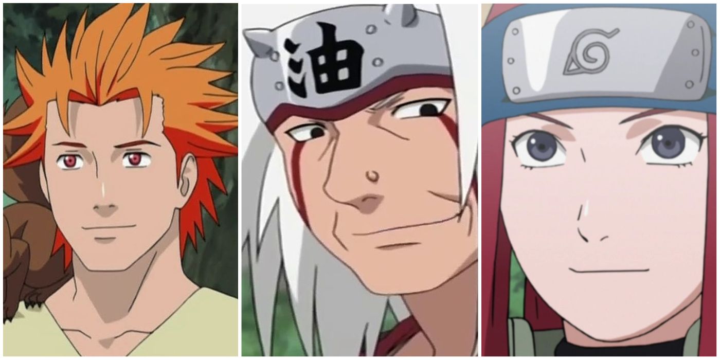 naruto characters who hate violence jugo jiraiya kushina