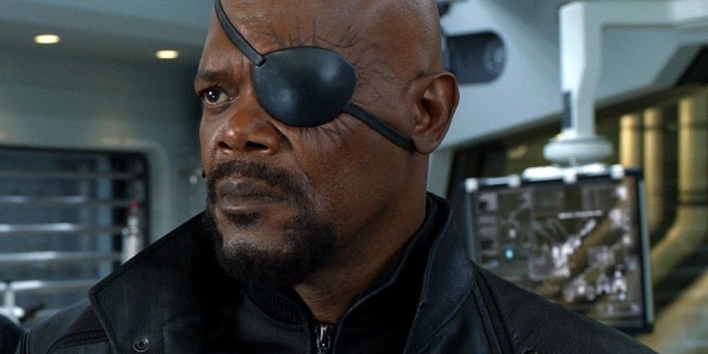Nick Fury confronts the heroes in The Avengers (2012)