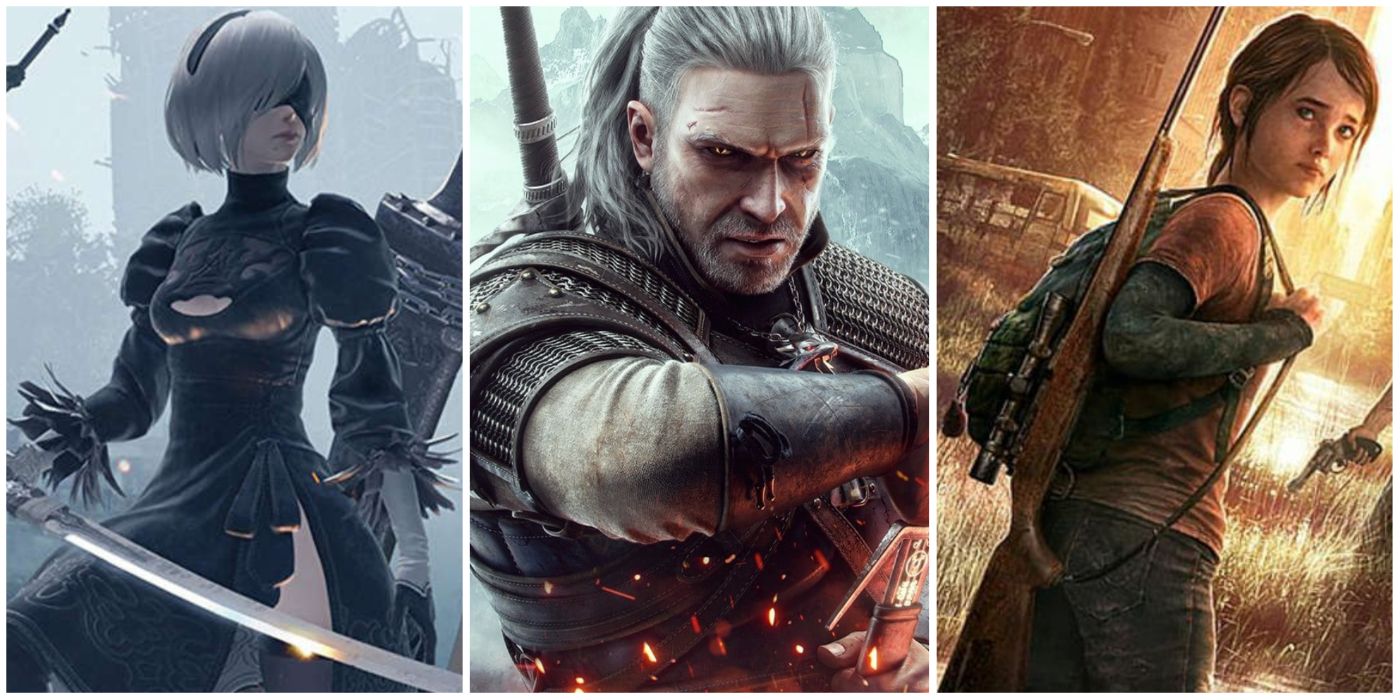 Nier Automata, The Witcher 3, and The Last Of Us