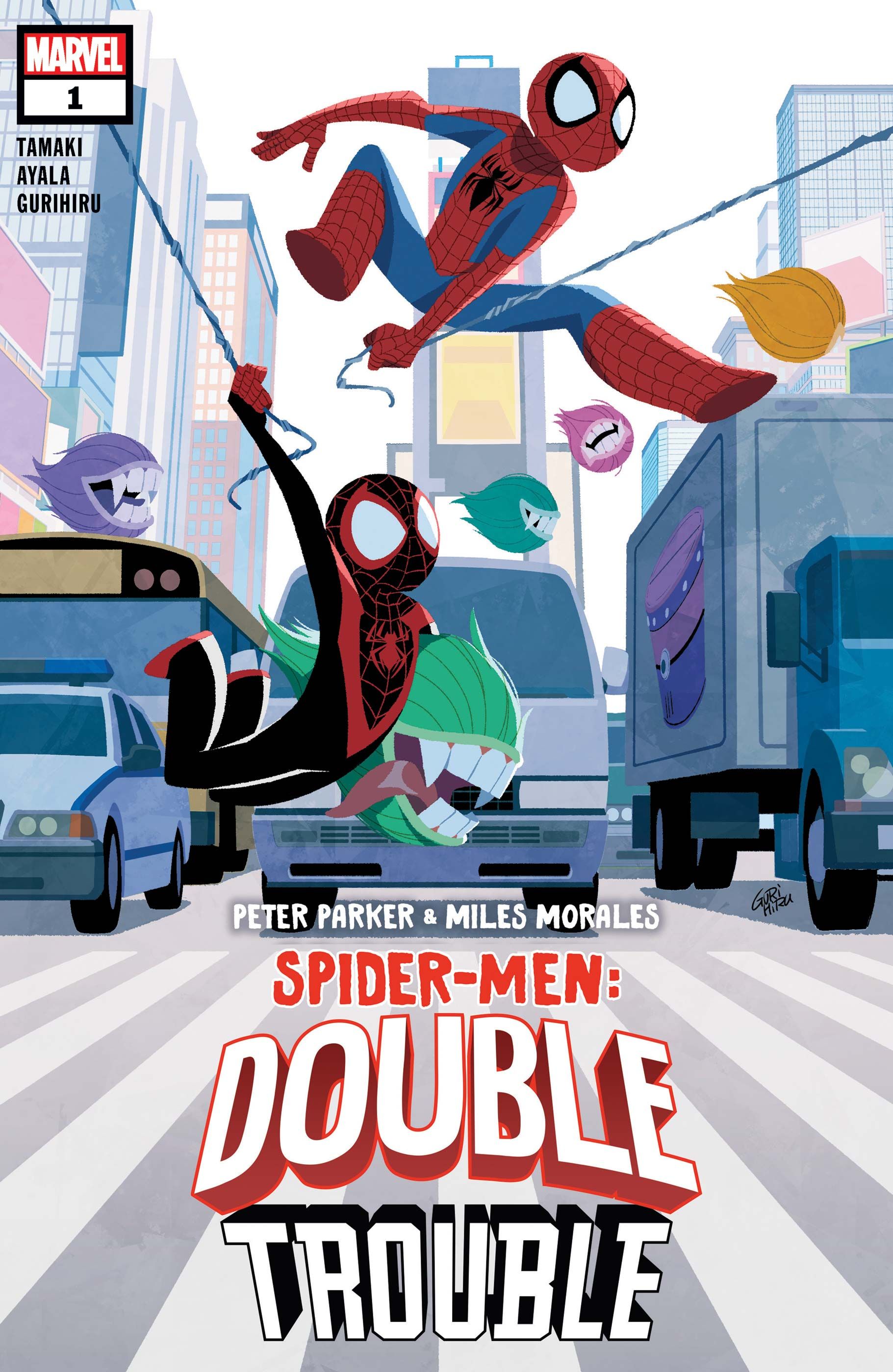 Peter Parker & Miles Morales Spider-Men Double Trouble #1 Cover