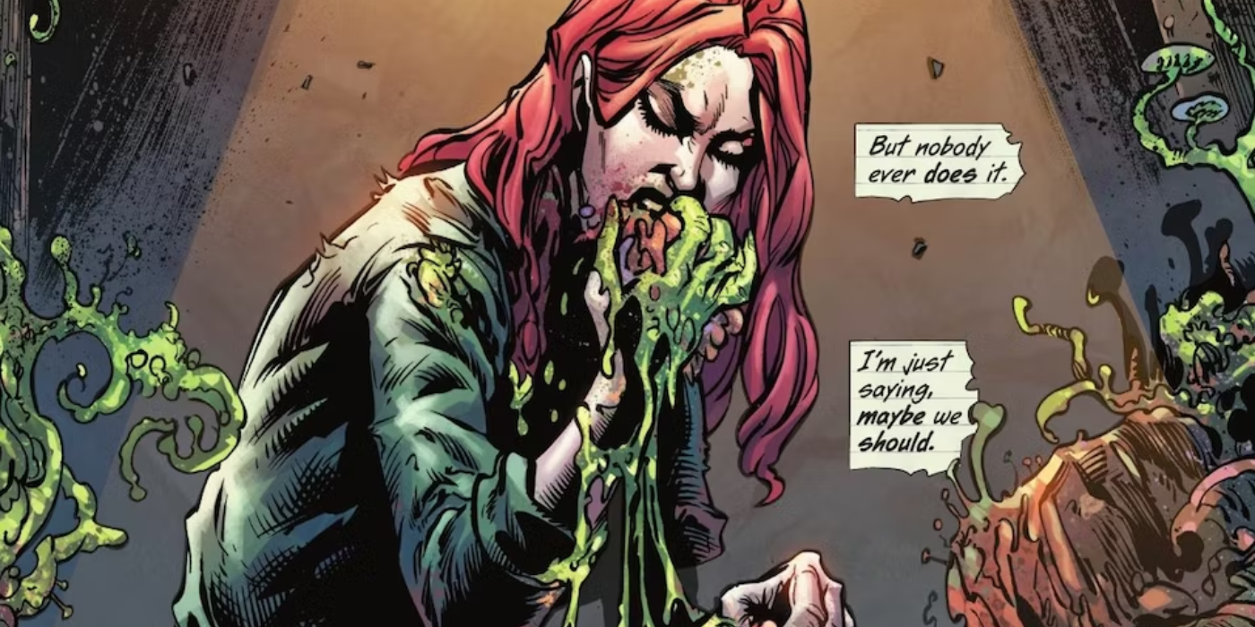 Poison Ivy Devours Floronic Man in DC Comics