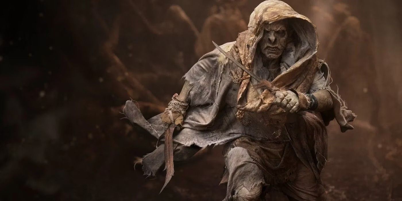 An orc in Amazon Prime Video's The Lord of the Rings: The Rings of Power